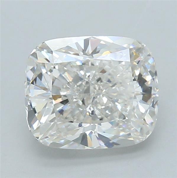 4.06ct F VS1 Rare Carat Ideal Cut Cushion Lab Grown Diamond