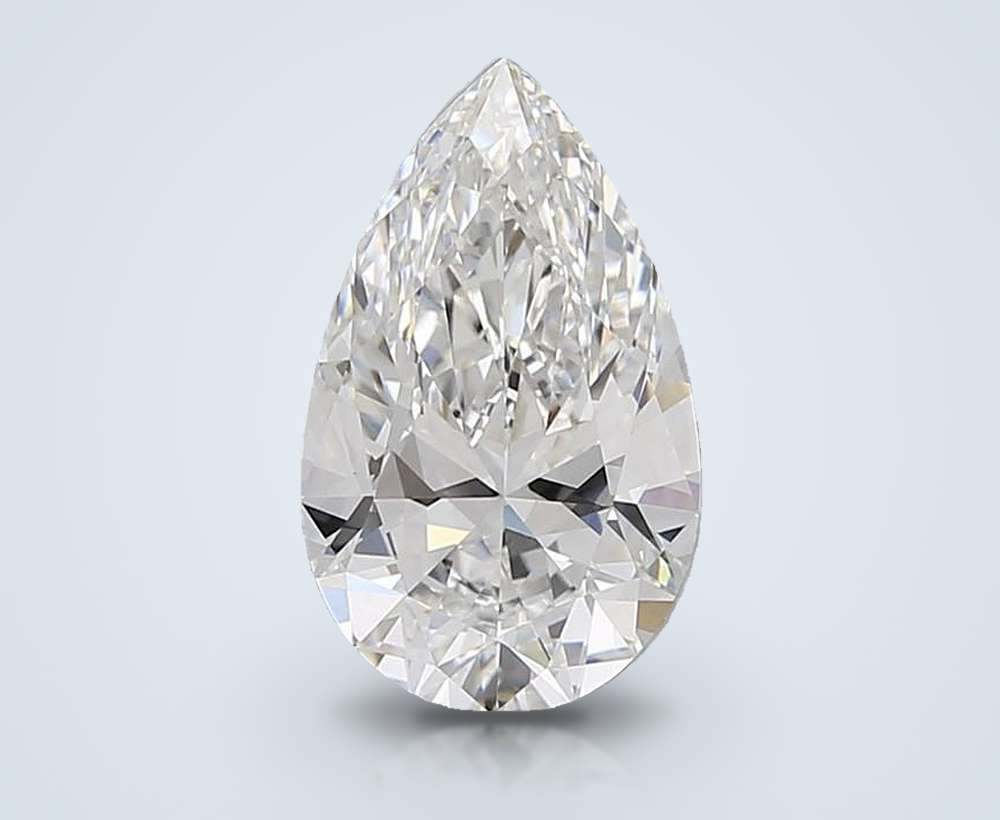2.53 Carat Pear Lab Diamond