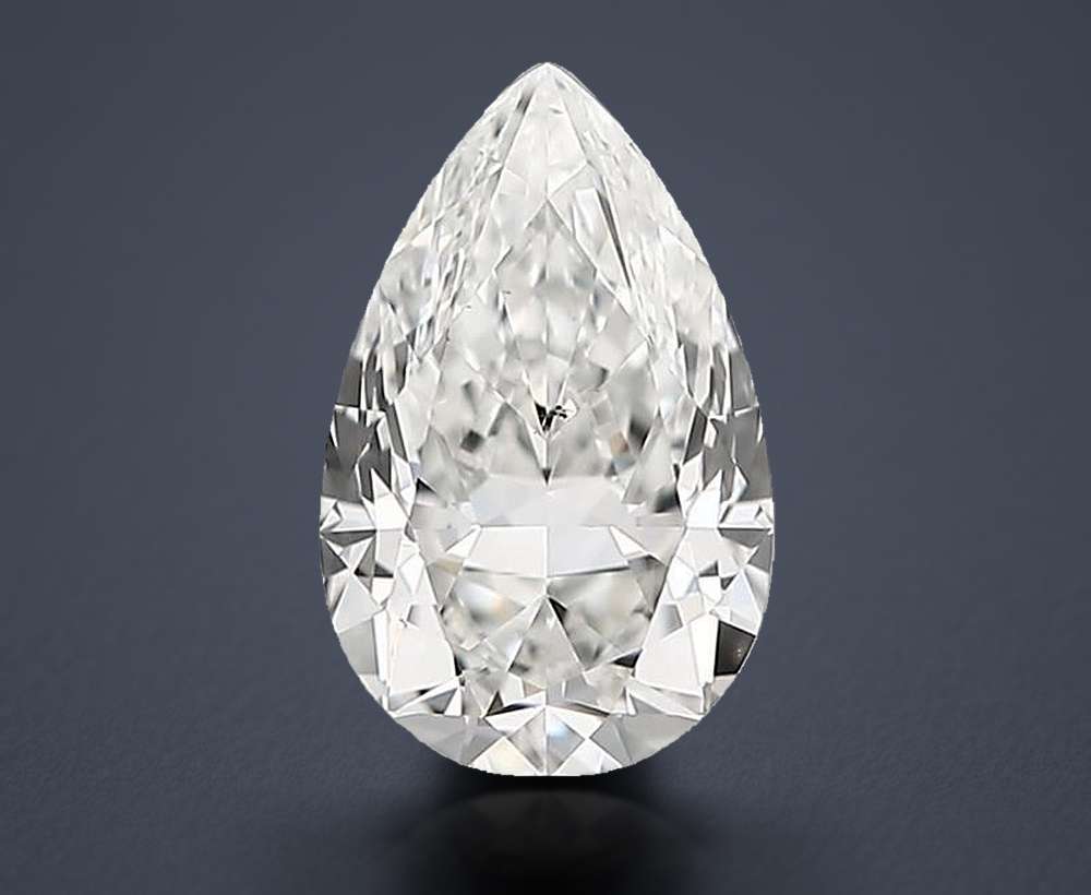 2.51 Carat Pear Natural Diamond