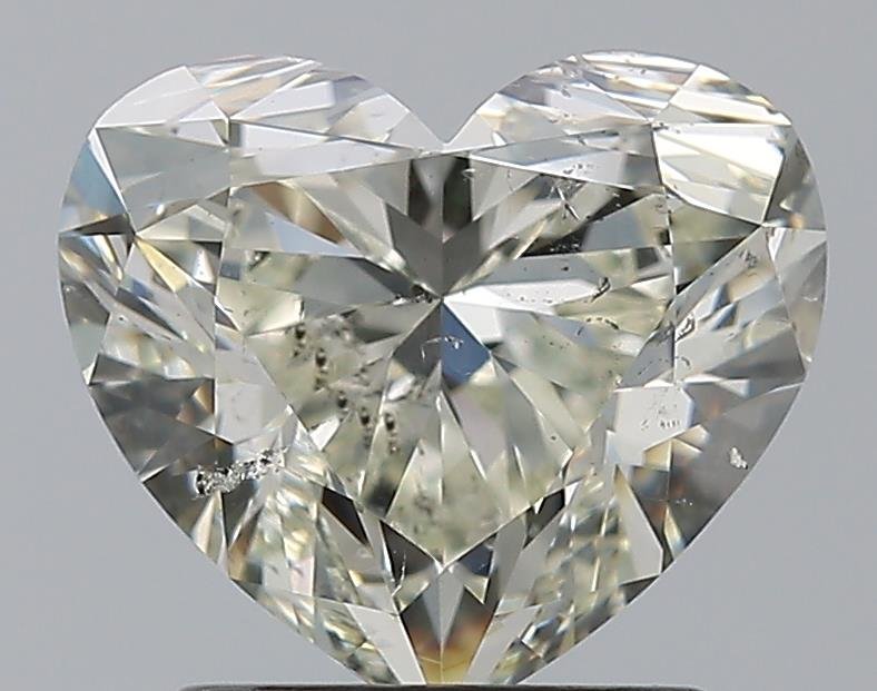 2.01ct J SI2 Rare Carat Ideal Cut Heart Diamond