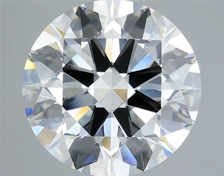 5.01ct H VS2 Rare Carat Ideal Cut Round Diamond