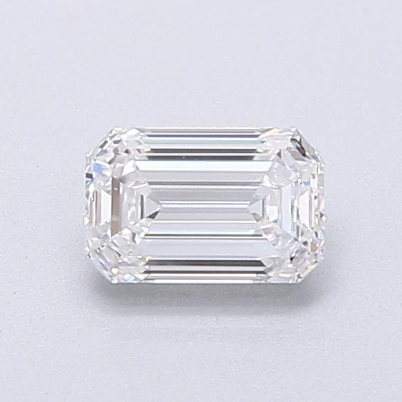 0.58ct D VVS2 Excellent Cut Emerald Lab Grown Diamond