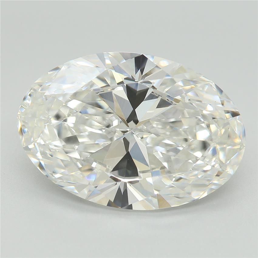 5.02ct F VS1 Rare Carat Ideal Cut Oval Lab Grown Diamond
