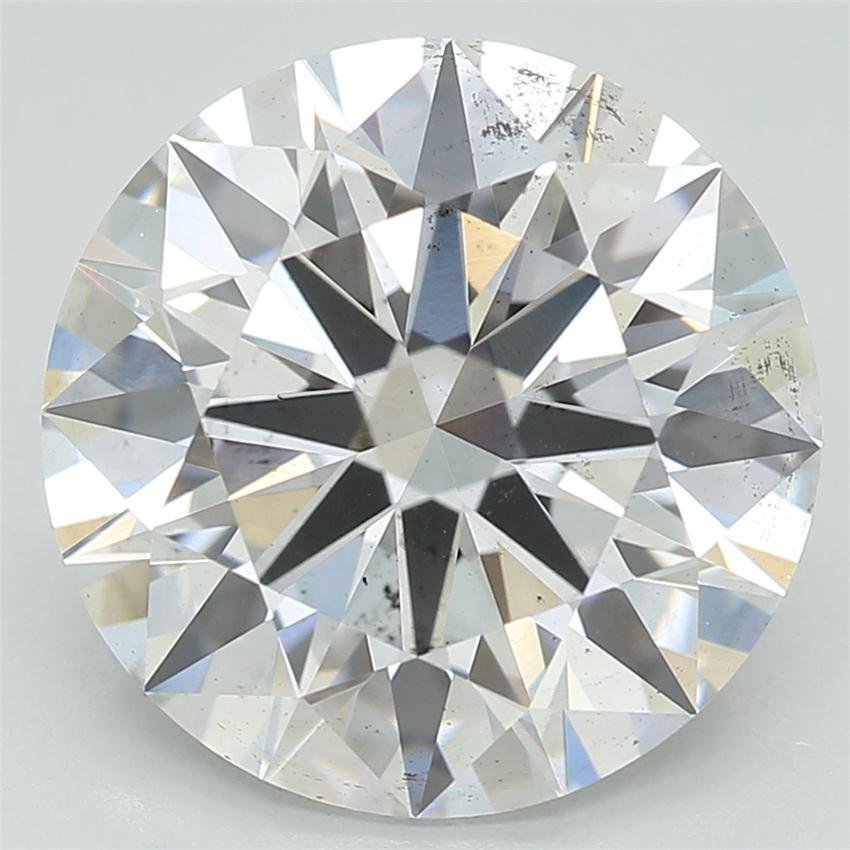 3.81ct F SI1 Rare Carat Ideal Cut Round Lab Grown Diamond