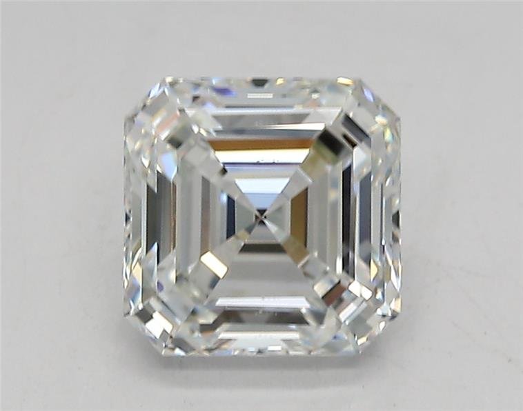 2.00ct D VS2 Rare Carat Ideal Cut Asscher Lab Grown Diamond