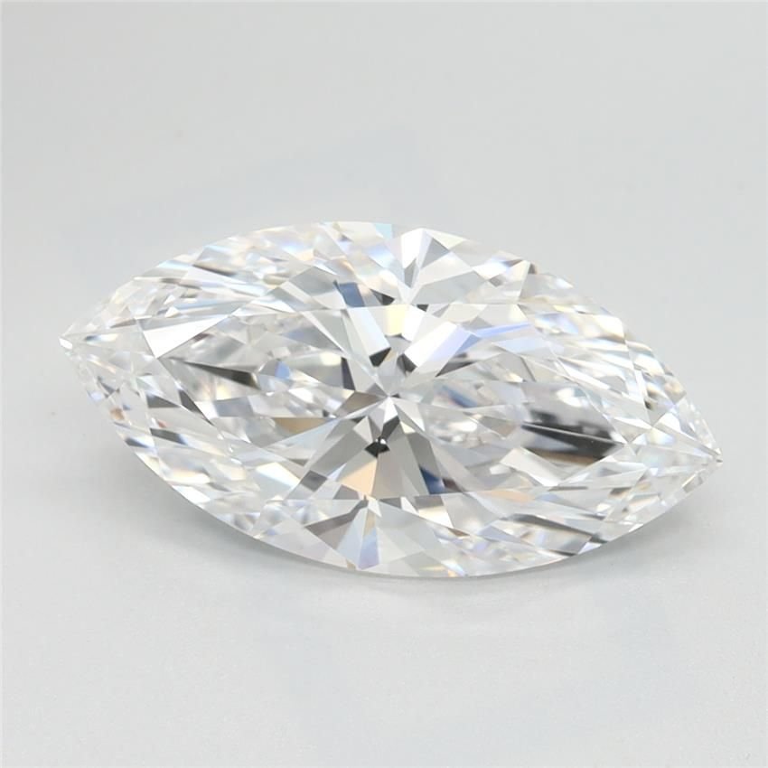 2.09ct D VVS1 Rare Carat Ideal Cut Marquise Lab Grown Diamond