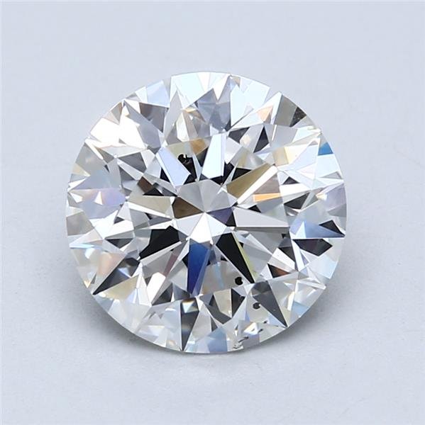 3.03ct E SI1 Ideal Cut Round Lab Grown Diamond