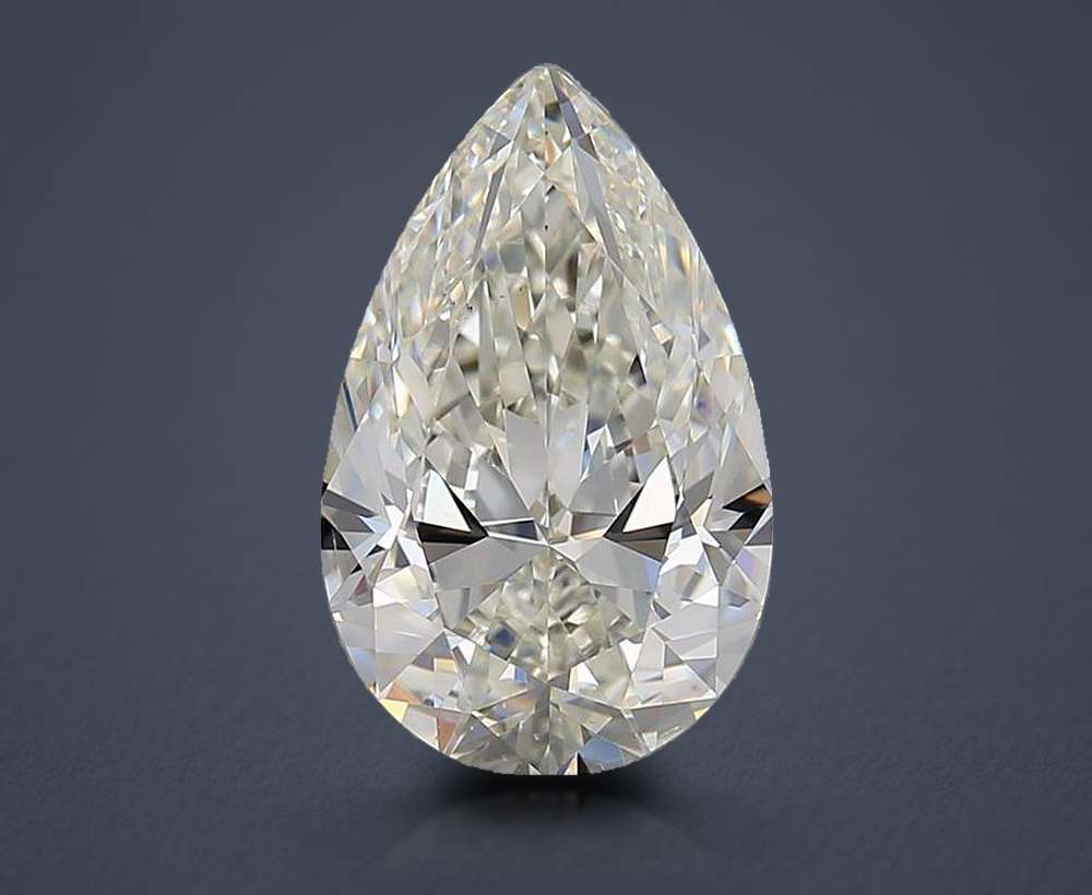 3.02 Carat Pear Natural Diamond