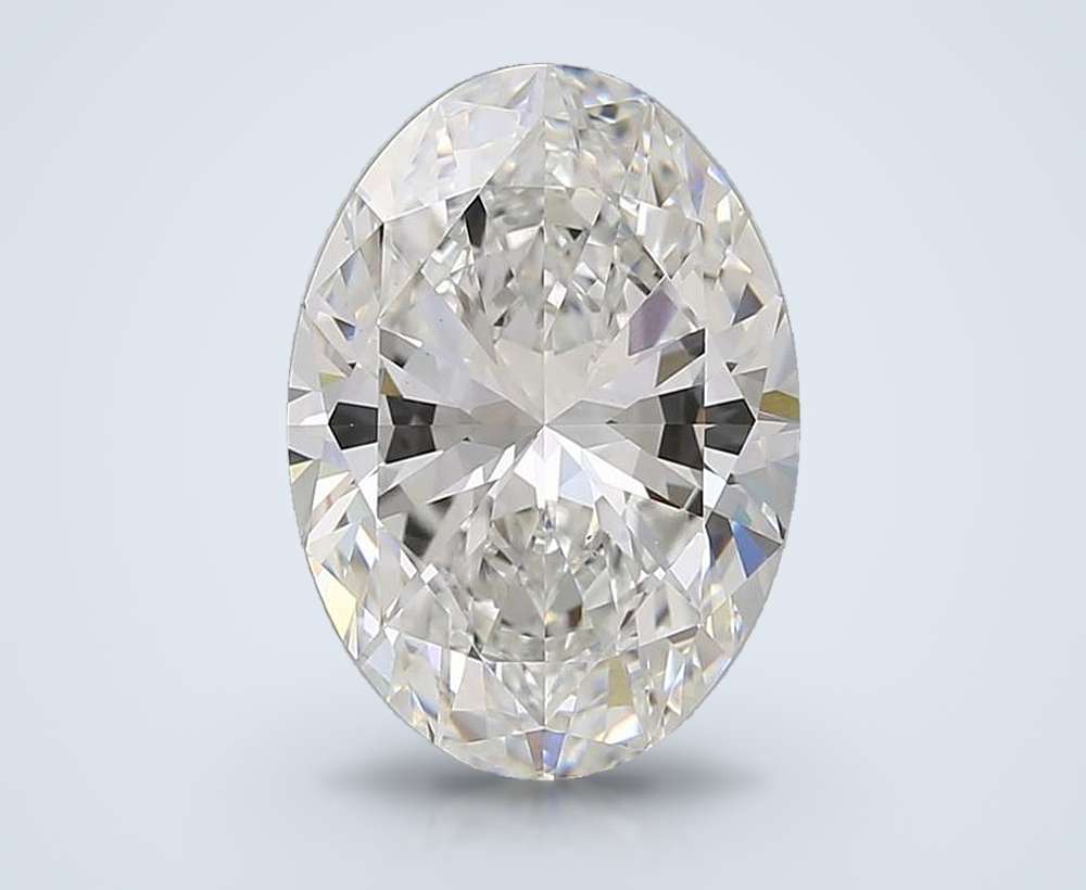 5.52 Carat Oval Lab Diamond