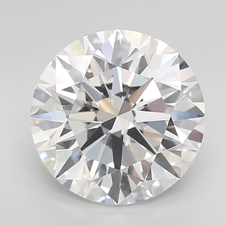 3.73ct E VVS2 Rare Carat Ideal Cut Round Lab Grown Diamond