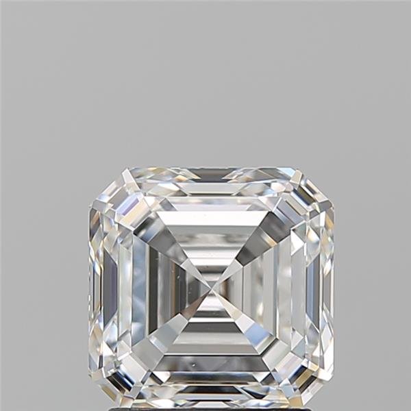 2.26ct G VS2 Rare Carat Ideal Cut Asscher Diamond