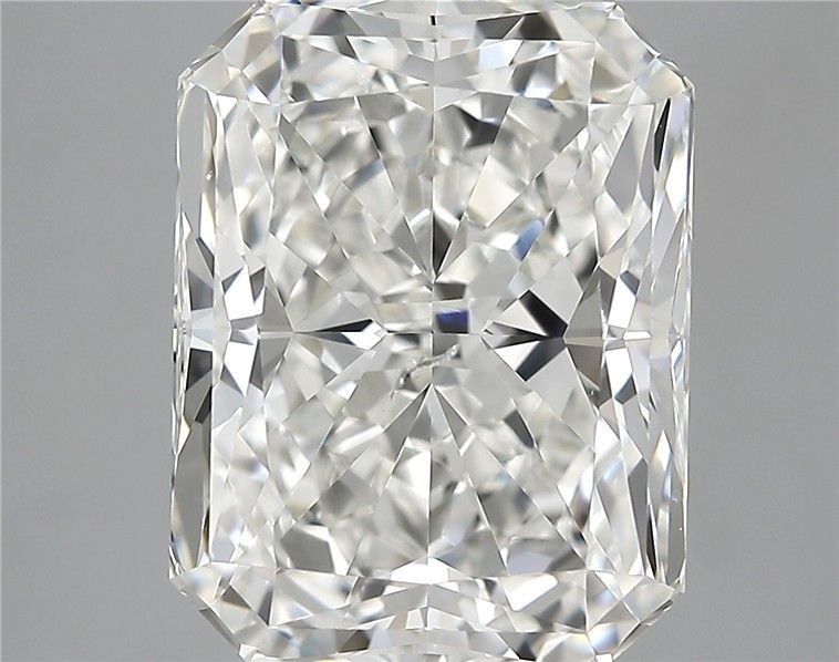7.08ct H SI1 Rare Carat Ideal Cut Radiant Diamond