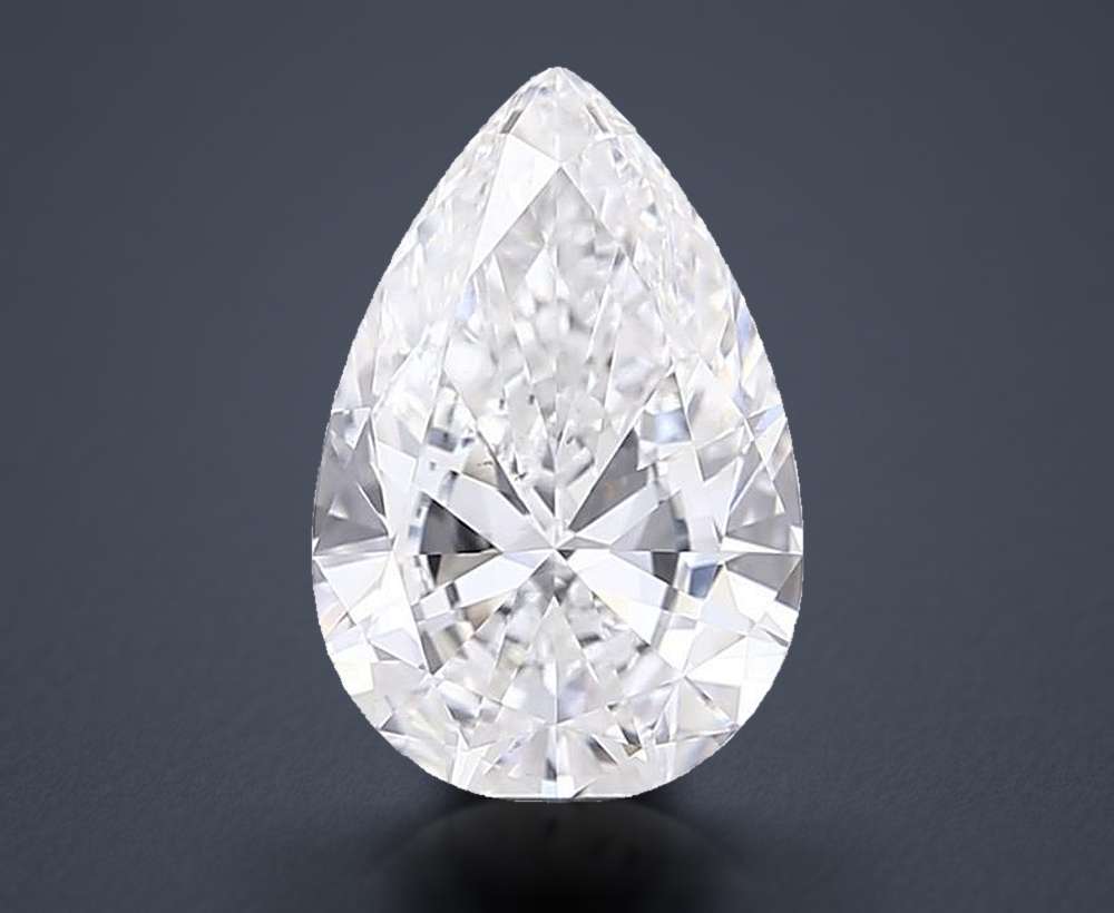 3.00 Carat Pear Lab Diamond