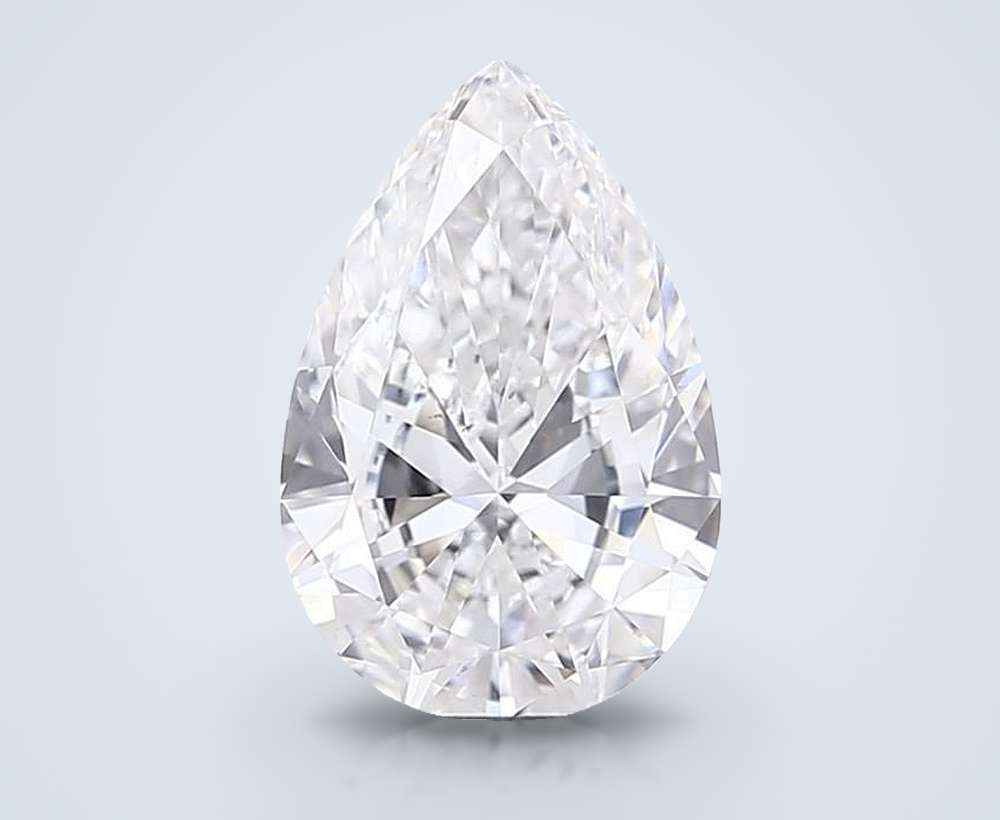 3.00 Carat Pear Lab Diamond