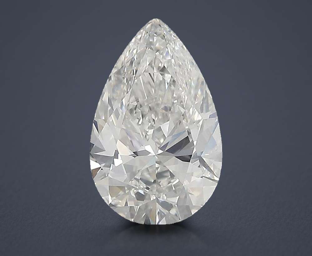 0.90 Carat Pear Natural Diamond