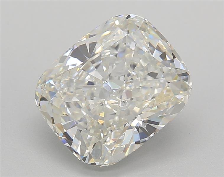 3.26ct H VS1 Rare Carat Ideal Cut Cushion Lab Grown Diamond