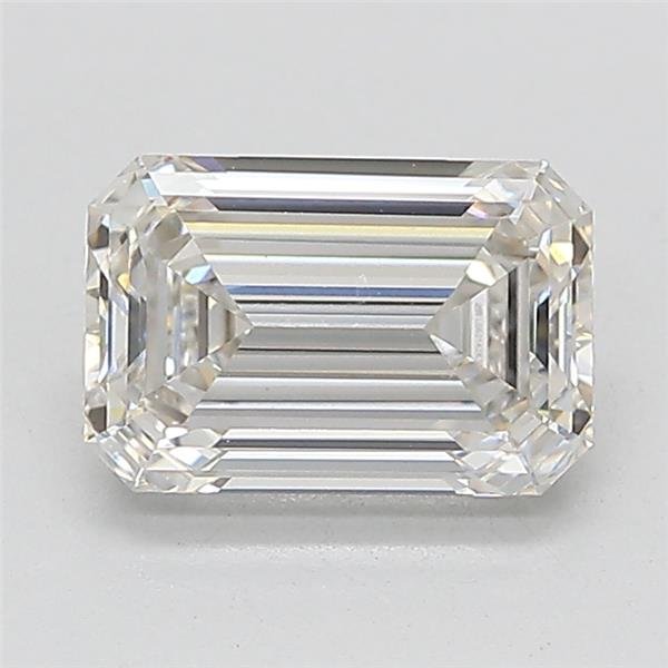 1.50ct H VS1 Rare Carat Ideal Cut Emerald Lab Grown Diamond