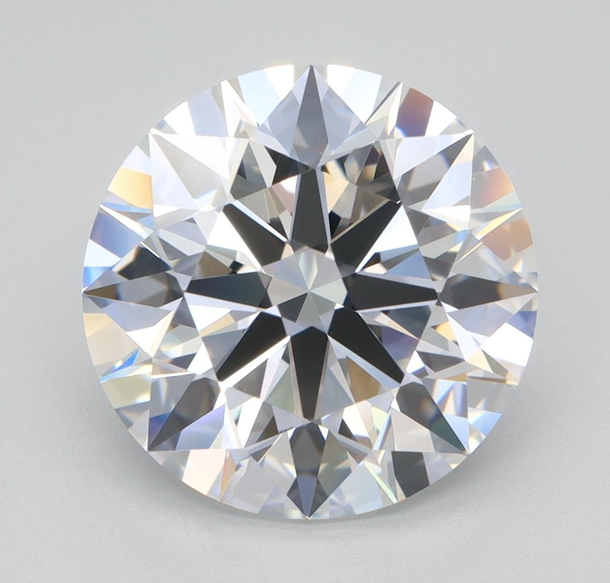 4.05ct E VVS2 Rare Carat Ideal Cut Round Lab Grown Diamond