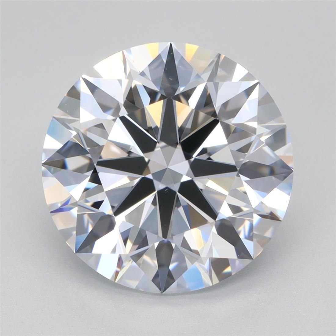 4.17ct F VS1 Rare Carat Ideal Cut Round Lab Grown Diamond