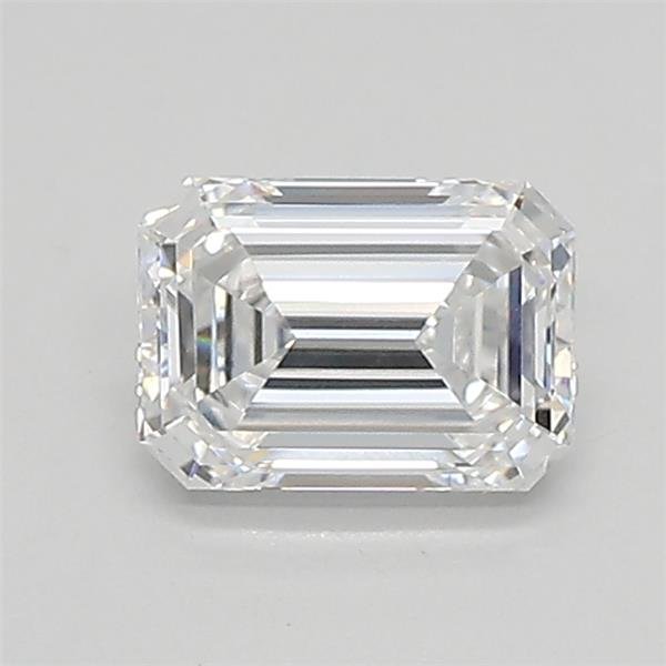 0.68ct D VVS2 Rare Carat Ideal Cut Emerald Lab Grown Diamond