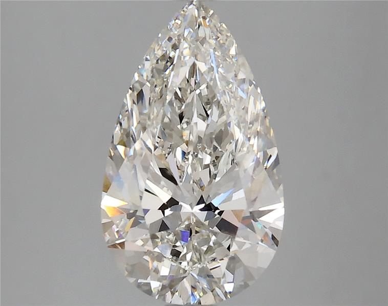 2.81ct H VS2 Rare Carat Ideal Cut Pear Lab Grown Diamond