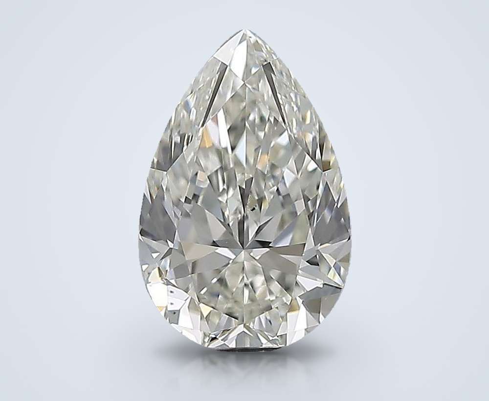 1.70 Carat Pear Natural Diamond