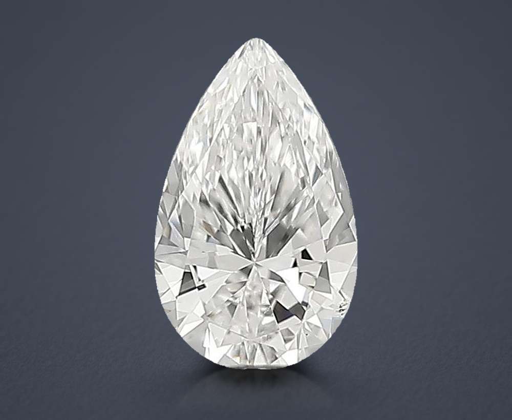 0.37 Carat Pear Lab Diamond