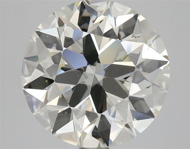 3.01ct K VVS2 Rare Carat Ideal Cut Round Diamond