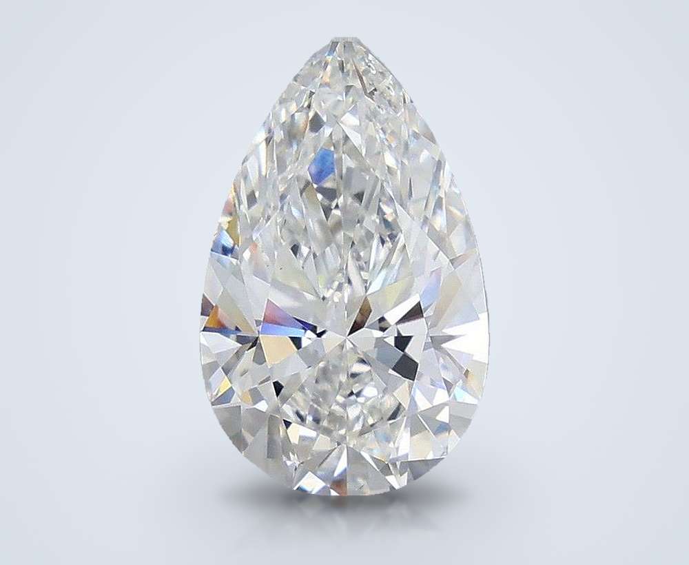 3.72 Carat Pear Lab Diamond