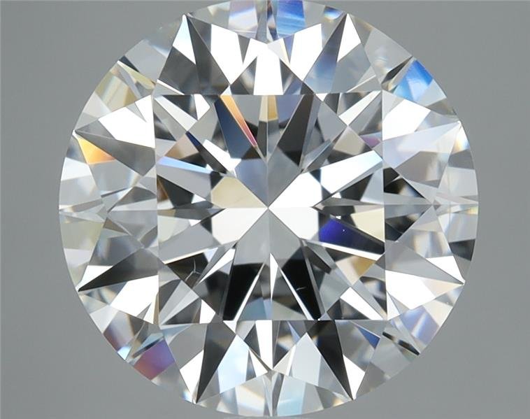 3.02ct F SI1 Rare Carat Ideal Cut Round Diamond