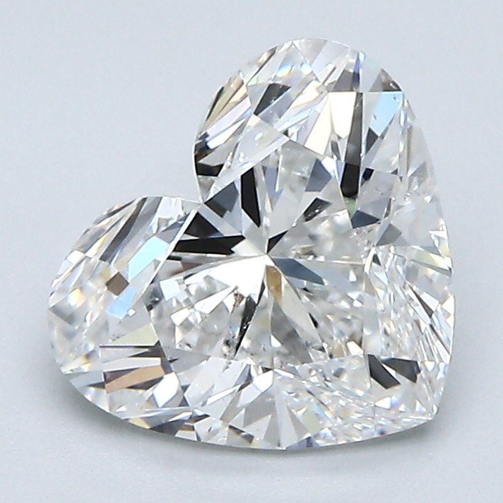 2.21ct F SI2 Rare Carat Ideal Cut Heart Diamond
