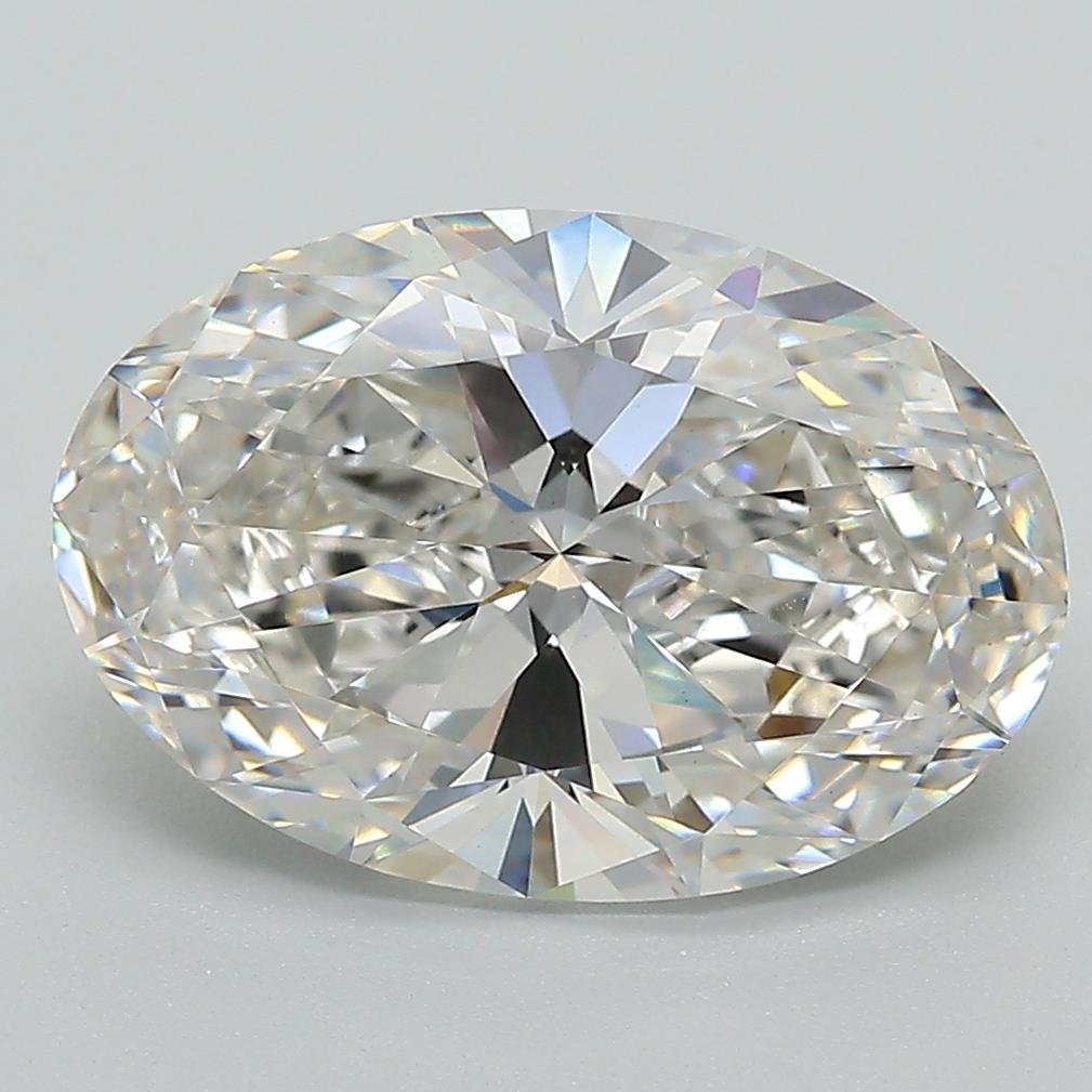 4.18ct G VS1 Rare Carat Ideal Cut Oval Lab Grown Diamond