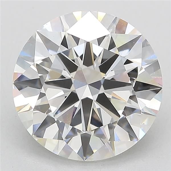 4.63ct E VVS2 Excellent Cut Round Lab Grown Diamond