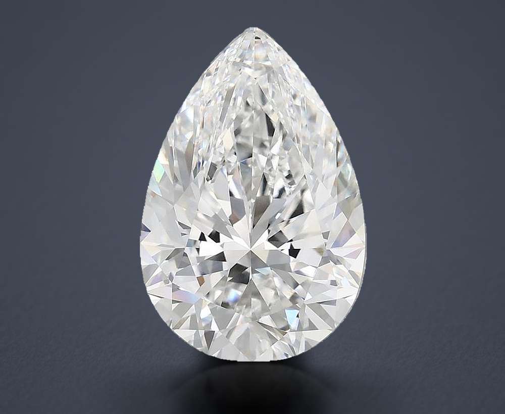 5.43 Carat Pear Lab Diamond
