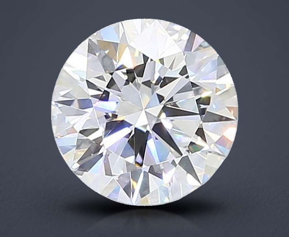 3.08 Carat Round Lab Diamond