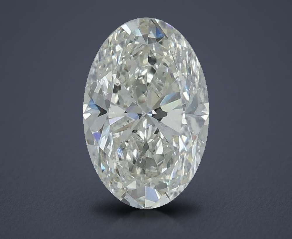 0.90 Carat Oval Natural Diamond