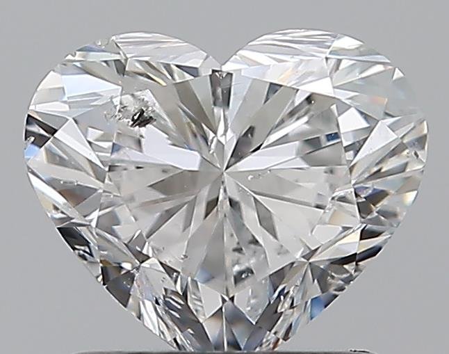 1.01ct F SI2 Rare Carat Ideal Cut Heart Diamond