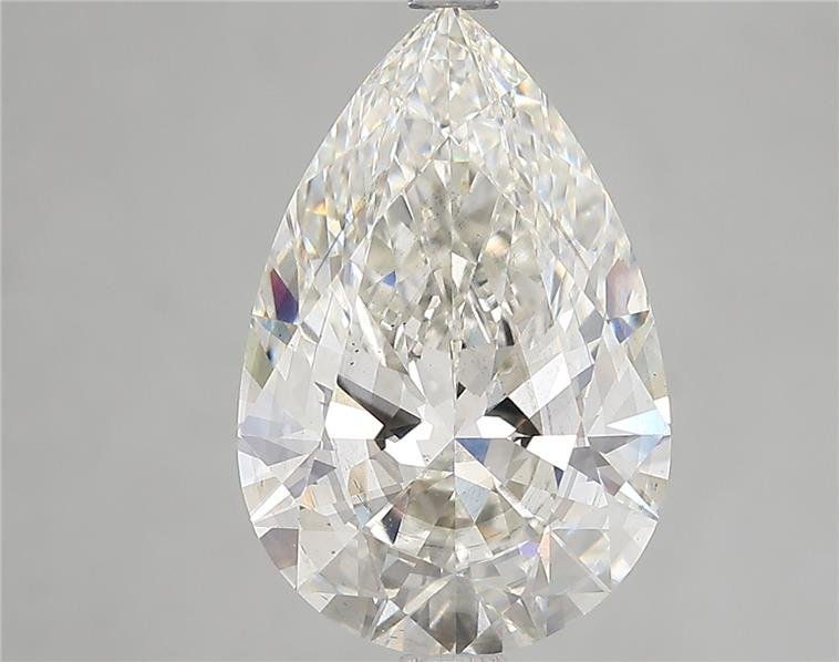 5.05ct H SI1 Rare Carat Ideal Cut Pear Lab Grown Diamond