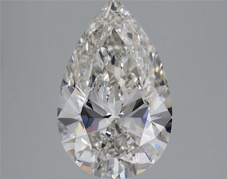 4.08 Carat Pear Lab Diamond