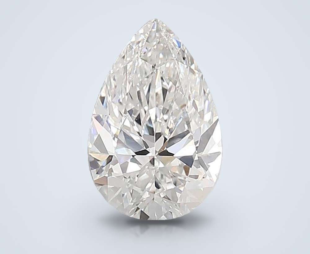 3.92 Carat Pear Lab Diamond
