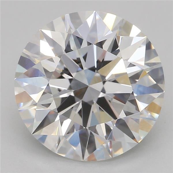 2.58ct F VVS2 Excellent Cut Round Lab Grown Diamond