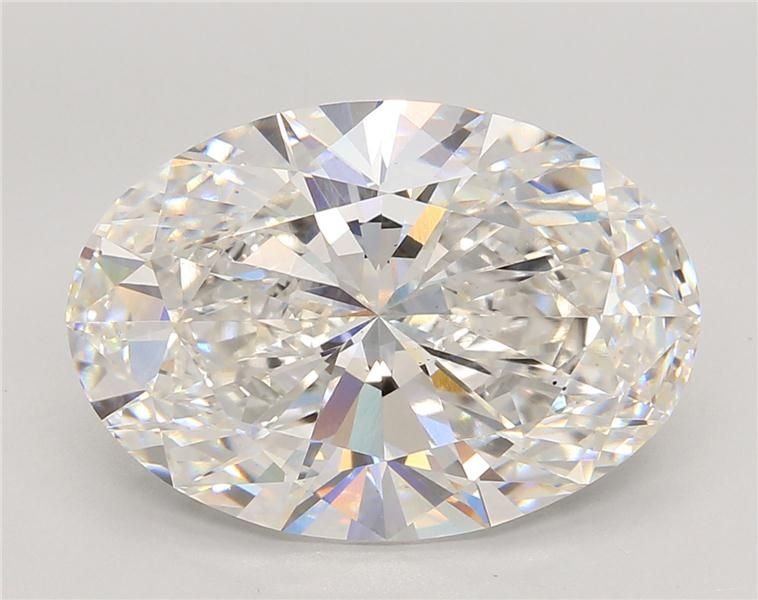 8.09ct E VS2 Rare Carat Ideal Cut Oval Lab Grown Diamond