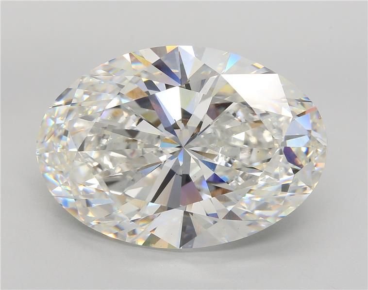 32.51ct F VS1 Rare Carat Ideal Cut Oval Lab Grown Diamond