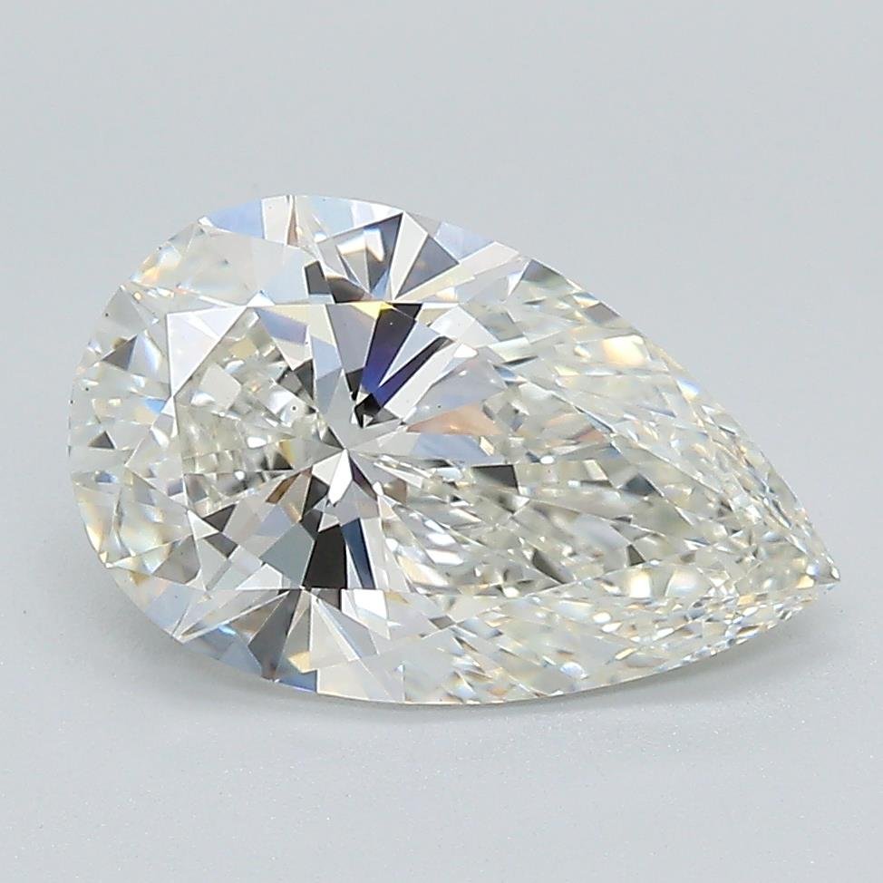 2.51ct G VS1 Rare Carat Ideal Cut Pear Lab Grown Diamond