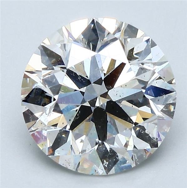 3.02ct I SI2 Excellent Cut Round Diamond