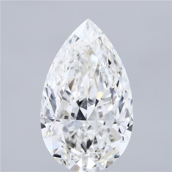 15.54ct G VVS2 Rare Carat Ideal Cut Pear Lab Grown Diamond