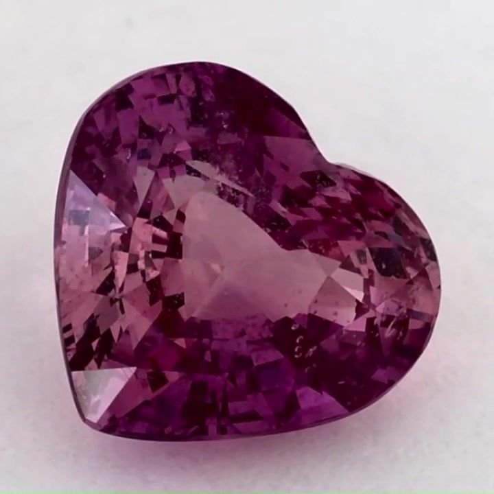2.87 Carat Pink Heart Sapphire