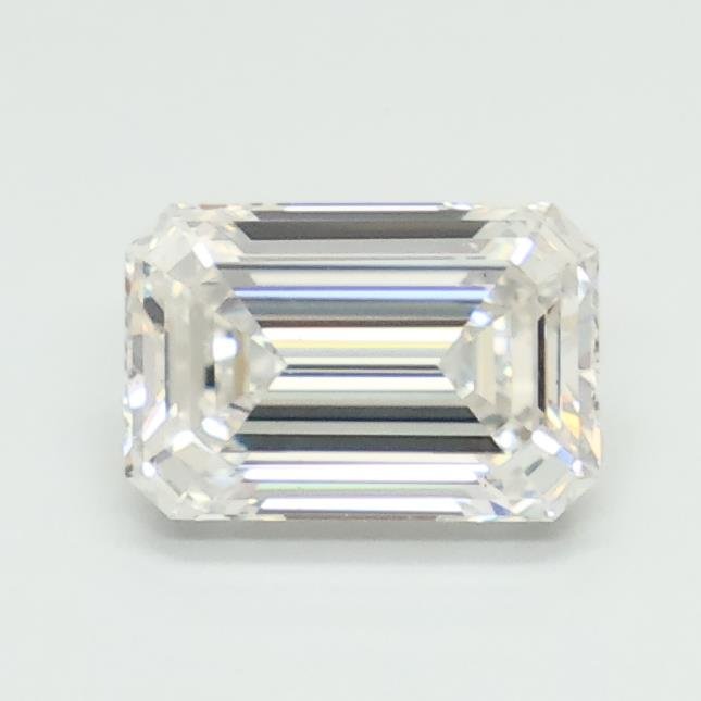 1.03ct F VS2 Rare Carat Ideal Cut Emerald Lab Grown Diamond