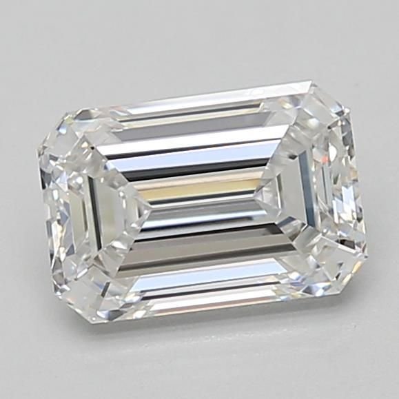 1.56ct E VVS2 Excellent Cut Emerald Lab Grown Diamond