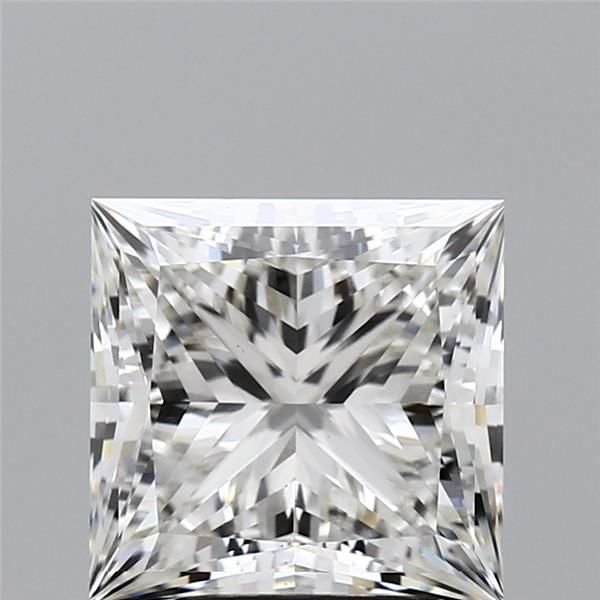 3.42ct H VS1 Rare Carat Ideal Cut Princess Lab Grown Diamond